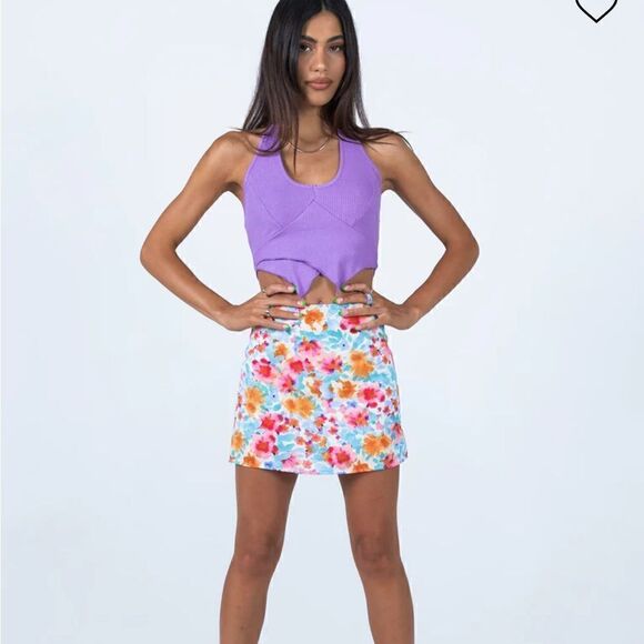 Princess Polly Sami Top Purple - Picture 2 of 7